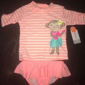 Girls two piece bathing suit size 3T